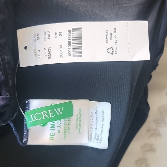 NWT Draped Blouson O Piece swimsuit in Navy size 24 - Picture 4 of 5